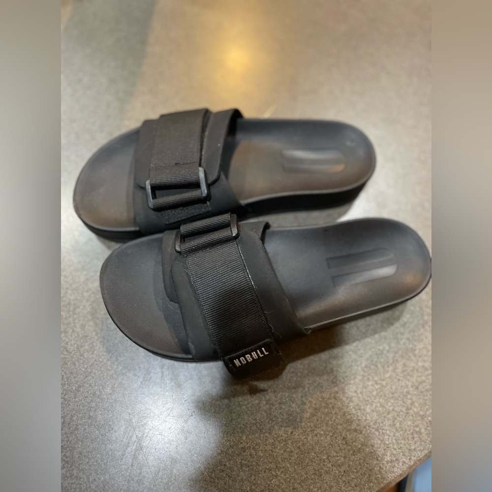 NOBULL Black Slide Sandals